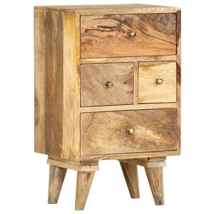 vidaXL Szafka nocna, 36x30x60 cm, lite drewno mango