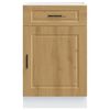 vidaXL Szafka kuchenna dolna, Porto, dąb artisan