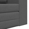vidaXL Sofa Bed 60cm Ciemnoszary tkanina