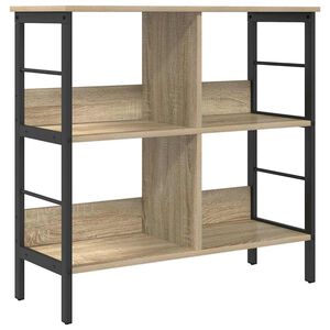 vidaXL P&oacute;łka na książki 4 poziomy 82 x 32 x 79 cm Drewno inżynieryjne