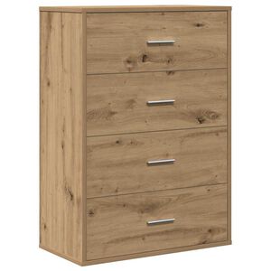 vidaXL Bufet Dąb rzemieślniczy 60 x 31 x 84 cm Drewno inżynieryjne