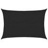vidaXL Żagiel przeciwsłoneczny, 160 g/m&sup2;, czarny, 3,5x5 m, HDPE