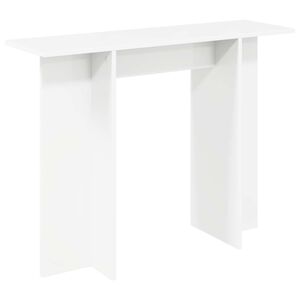 vidaXL Konsola Biały 100 x 30 x 75 cm Drewno inżynieryjne