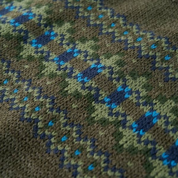 Sweter dziecięcy z dzianiny, khaki, 116