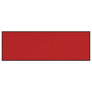 vidaXL Dywanik wejściowy Czerwony i Czarny 60 x 180 cm 100% poliamid