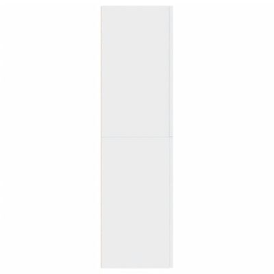 vidaXL Szafka telewizyjna, biała, 30,5x30x110 cm, płyta wiórowa