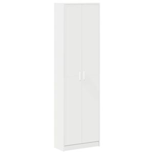 vidaXL Garderoba Biały 55 x 25 x 189 cm Drewno inżynieryjne