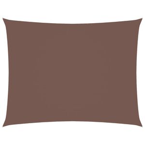 vidaXL Prostokątny żagiel ogrodowy, tkanina Oxford, 3x4,5 m, brązowy