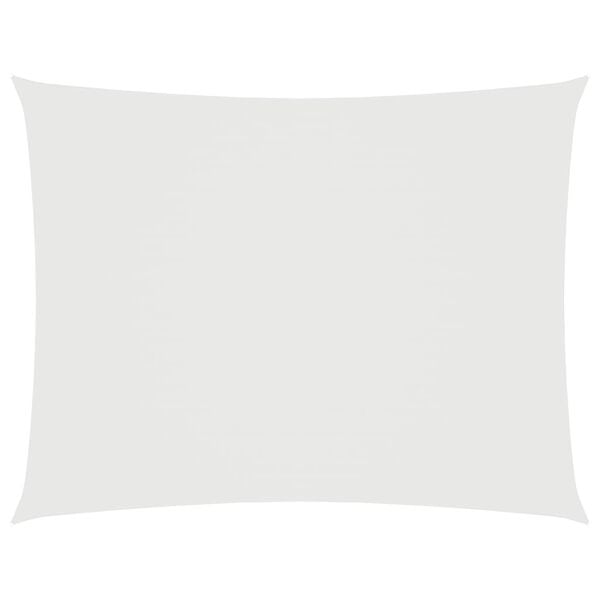 vidaXL Prostokątny żagiel ogrodowy, tkanina Oxford, 2,5x3,5 m, biały