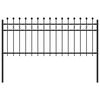 vidaXL Ogrodzenie Ring TILBURG 200 x 130 cm Stal malowana proszkowo