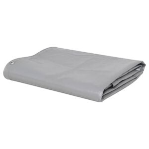 vidaXL Plandeka 650 g/m&sup2;, 1,5 x 6 m, szara