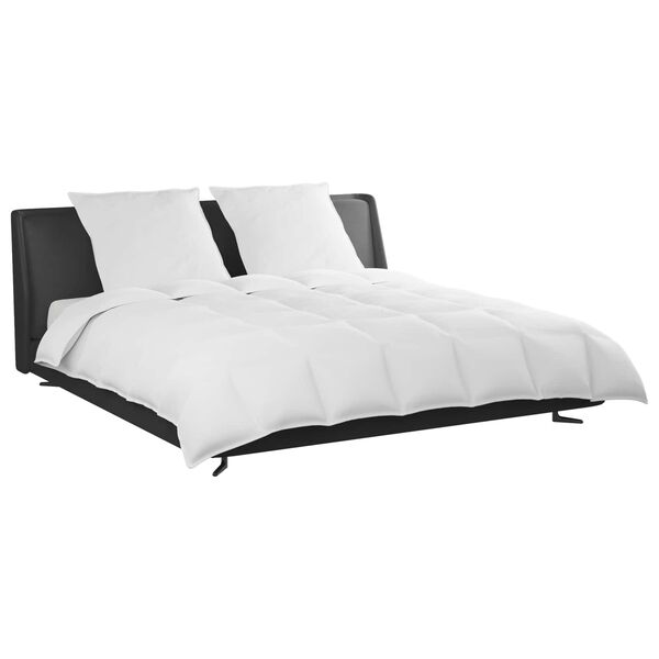 vidaXL Zestaw kołder z poduszką 3 pcs Biały Pi&oacute;ra down