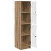 vidaXL Highboard Dąb rzemieślniczy 35 x 37 x 142 cm
