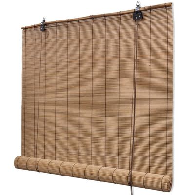 vidaXL Rolety bambusowe 120 x 160 cm, brązowe