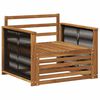 vidaXL Środkowa sofa ogrodowa naturalny