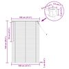 vidaXL Żaluzja wenecka Z regulacją Srebrnoszary 150 x 100 cm PVC