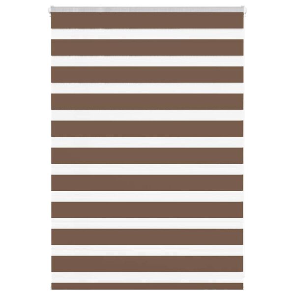 vidaXL Roleta zebra, brzozowa, szerokość tkaniny 110,9cm, poliester