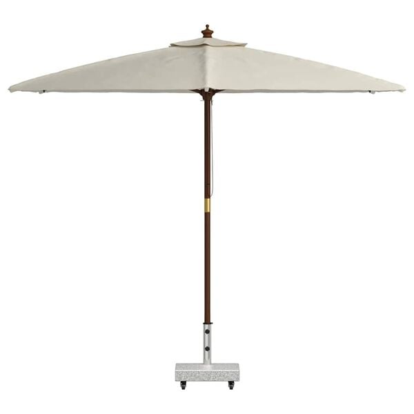 vidaXL Prostokątna podstawa pod parasol, granitowa, 25 kg