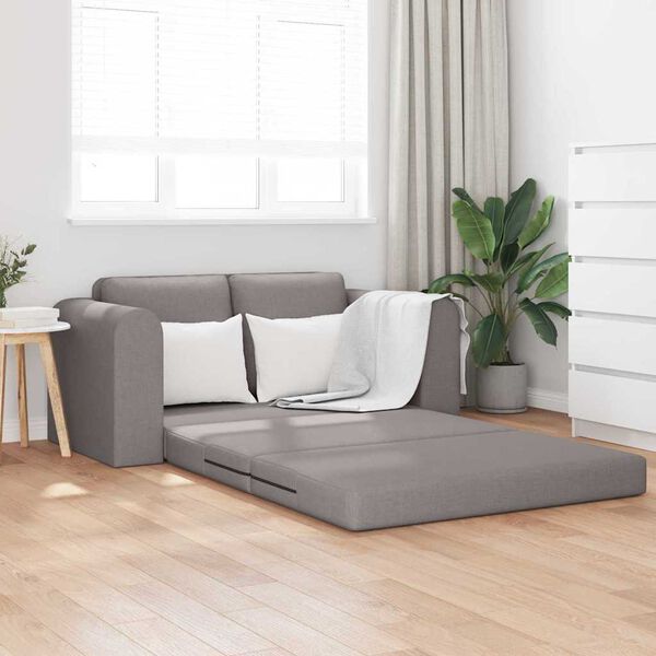 vidaXL Sofa Bed 60cm Ciemnoszary tkanina