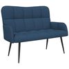 vidaXL Sofa dwuosobowa Niebieski 115 x 61 x 87 cm tkanina