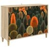 vidaXL Bufet ZAANDAM Sonoma 102 x 33 x 75 cm Drewno inżynieryjne