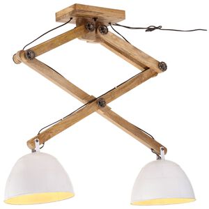 vidaXL Lampa sufitowa 25 W, biała, 29x18x85 cm, E27