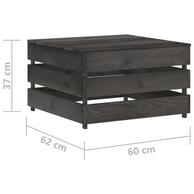 vidaXL 10-cz. zestaw wypoczynkowy do ogrodu, z poduszkami, drewniany