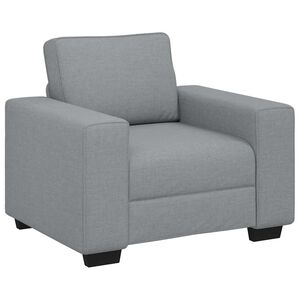 vidaXL Sofa Fotel Jasnoszary 100x77x82 cm Tkanina