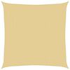 vidaXL Żagiel przeciwsłoneczny, piaskowy, 2x2 m, 100% poliester