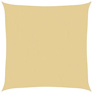 vidaXL Żagiel przeciwsłoneczny, piaskowy, 2x2 m, 100% poliester