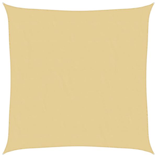 vidaXL Żagiel przeciwsłoneczny, piaskowy, 2x2 m, 100% poliester