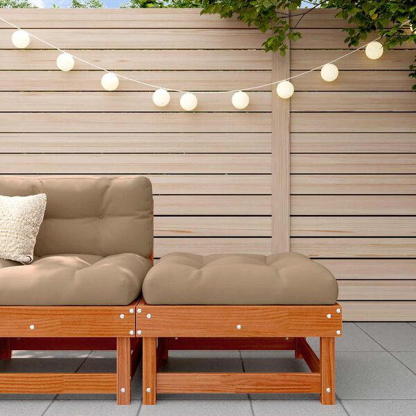 Podn&oacute;żek ogrodowy Lite drewno sosnowe Woskowy Brąz 61 x 60,5 x 30 cm