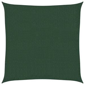 vidaXL Żagiel przeciwsłoneczny, 160 g/m&sup2;, ciemnozielony, 2x2 m, HDPE