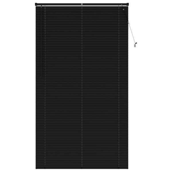 vidaXL Żaluzja wenecka Z regulacją Czarny 213 x 110 cm PVC
