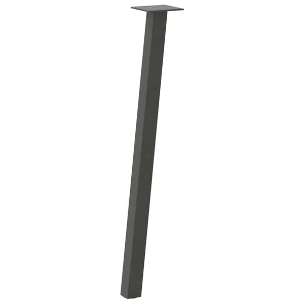 vidaXL Nogi do stołu konsolowego 4 szt. Antracyt 72 cm Stal
