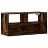 vidaXL Szafka pod telewizor, przydymiony dąb, 80x31x39,5 cm