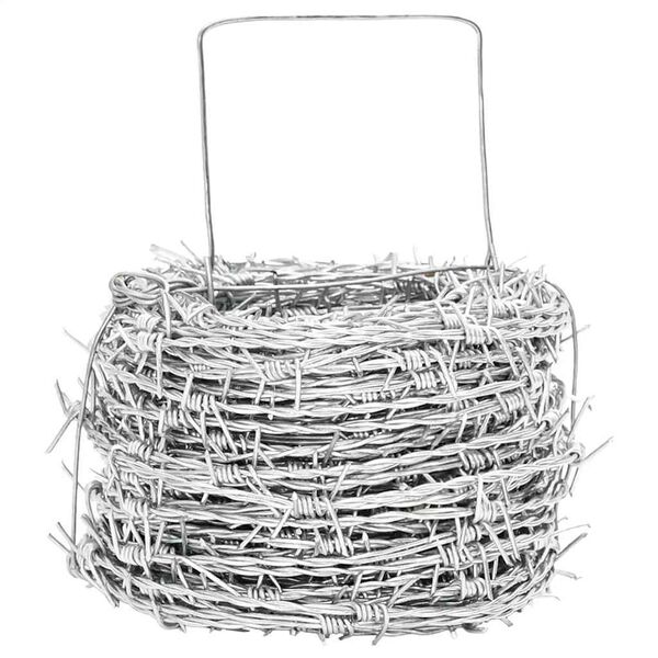 vidaXL Drut kolczasty, 500 m