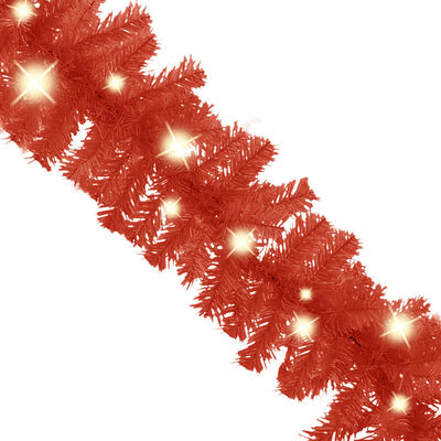 vidaXL Girlanda świąteczna z lampkami LED, 5 m, czerwona