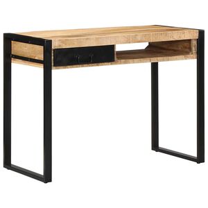 vidaXL Biurko 100x50x75 cm lite drewno surowe mango