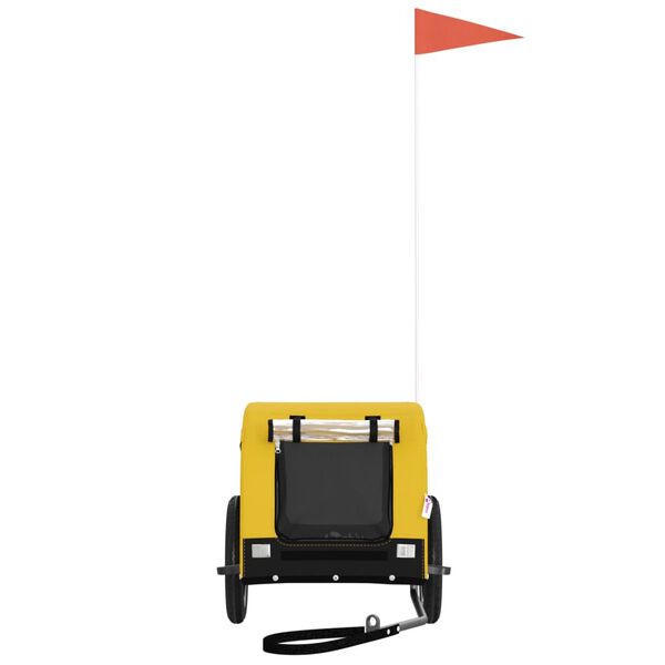 vidaXL Przyczepka rowerowa dla zwierząt, tkanina Oxford i żelazo