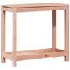 vidaXL Stolik ogrodniczy z p&oacute;łką, 82,5x35x75 cm, lite drewno daglezji