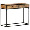 vidaXL Stolik typu konsola, 100 x 35 x 75 cm, lite drewno mango