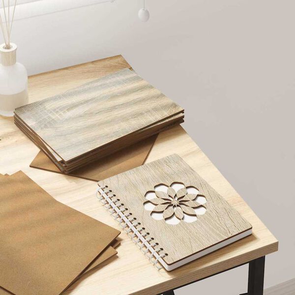 vidaXL Panele dekoracyjne 150 pcs Dąb Sonoma 15 x 21 x 0.27 cm