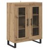 vidaXL Highboard Dąb rzemieślniczy 69,5 x 34 x 180 cm