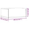 vidaXL Pokrowce na meble ogrodowe, 2 szt., 200x165x80 cm, Oxford 420D