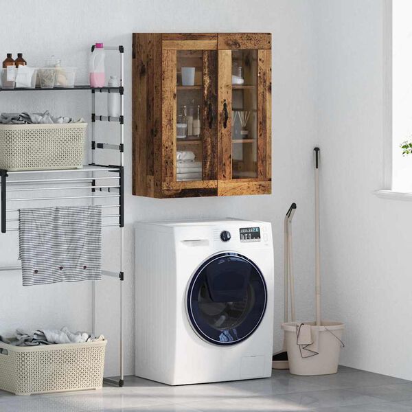 vidaXL Szafka wisząca Stare drewno 69,5 x 34 x 90 cm