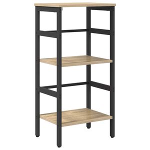 vidaXL P&oacute;łka na książki 2 poziomy 40 x 29,5 x 81 cm Dąb Sonoma