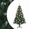 vidaXL Sztuczna choinka z bombkami 120 cm 150 LED Ciepła biel