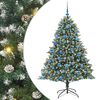 vidaXL Sztuczna choinka Zielony 180 cm PVC, plastik i stal