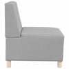 vidaXL Modułowa sofa bez podłokietnik&oacute;w Cloud Grey 55 cm Materiał